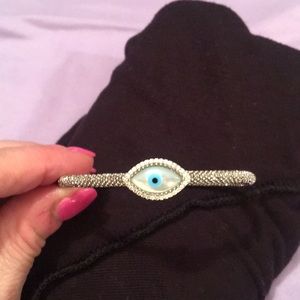 Women’s evil eye bracelet /sterling silver